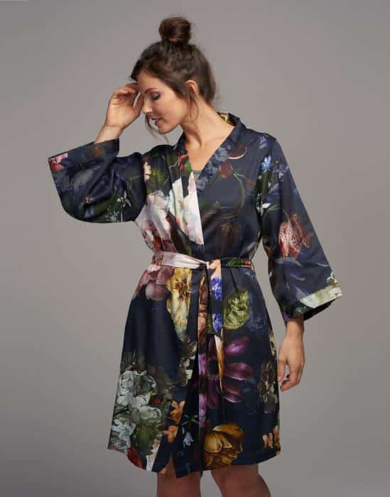 Kimono Nightblue Fleur