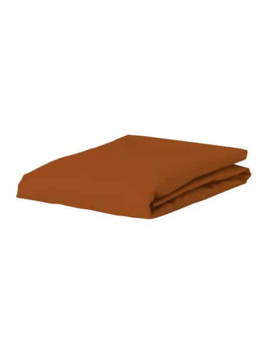 Hoeslaken Leather Brown The Perfect Organic Jersey